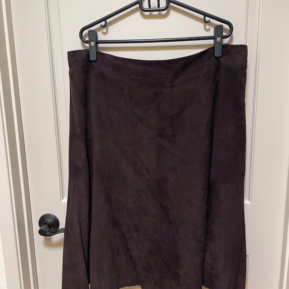 Eileen Fisher Goat Suede Skirt